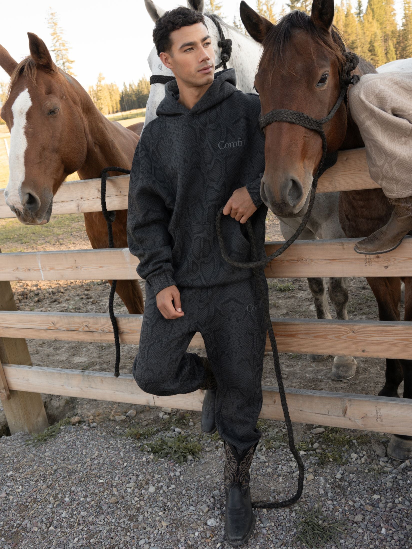 Matching sweatshirt set
